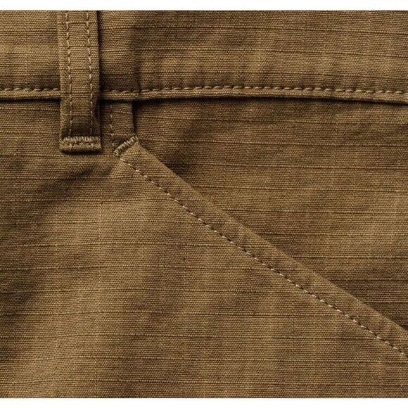 Taylor Stitch Brown Flat Front Men Shorts - Picture 6 of 11